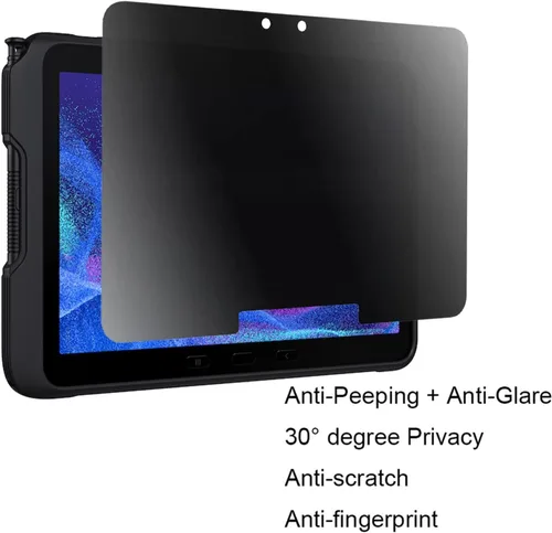 Vista 3 de Protector de pantalla anti-reflejo de privacidad Anti-Spy Película Suave Traje para Samsung Galaxy Tab Active4 Pro Mate Anti-Peeping