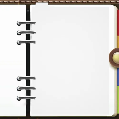 Vista 9 de STOBOK Bloc de notas duro diario de papel de plástico clasificado inserta planificador desmontable anillo vertical, separadores de páginas