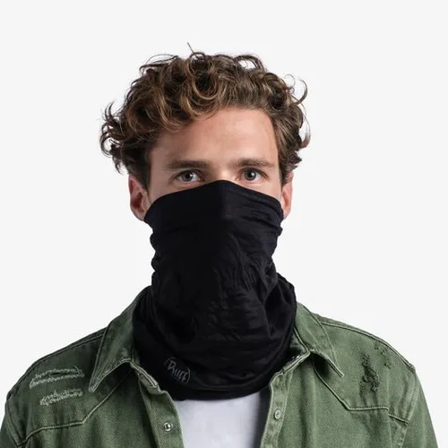 Vista 3 de Buff Polaina ligera de lana merina, 100% lana de origen ético, versátil, máscara facial que regula la temperatura, tamaño adulto