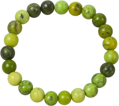 Vista 471 de Amazing Gemstone Crystal Bracelet for Women Men's Gifts - Protection Healing Crystal Bracelet - 8mm Gemstone Beaded Stretchable Bracelet Pulseras
