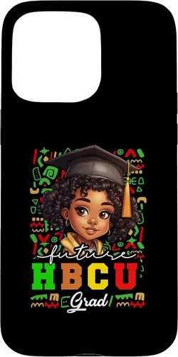 Vista 31 de Future HBCU Grad Black Girl Kids Graduation HBCU College Case for iPhone 16