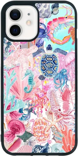 Vista 195 de Funda de teléfono Qizijio estilo azteca a prueba de golpes y protectora para iPhone 7/8/SE