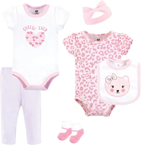 Vista 44 de Hudson Baby Juego de canastilla de algodón unisex para bebé Arcos de ballet Bunny