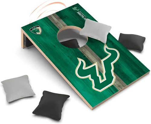Vista 32 de SOAR Juego de Cornhole de mesa NCAA y altavoz Bluetooth