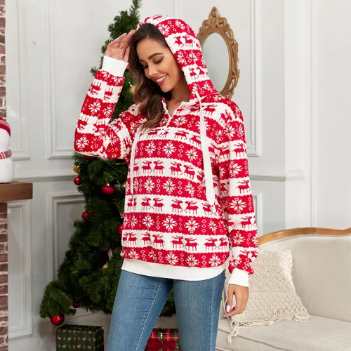 Vista 97 de Century Star Sudadera deportiva mullida de vellón con capucha para mujer de talla extragrande con bolsillos