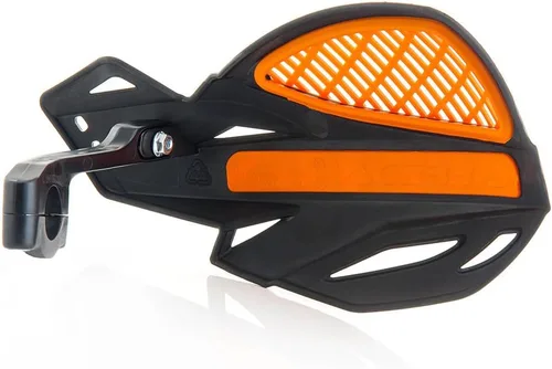 Vista 3 de Acerbis Uniko Vented - Protector de manos Negro / Anaranjado