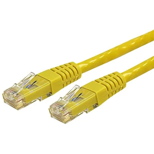 Vista 6 de StarTech. com Cable Ethernet CAT6 de 1 pie – Cable Ethernet CAT 6 Gigabit negro -650MHz 100W PoE++ RJ45 UTP moldeado Categoría 6 Network/Patch Cord