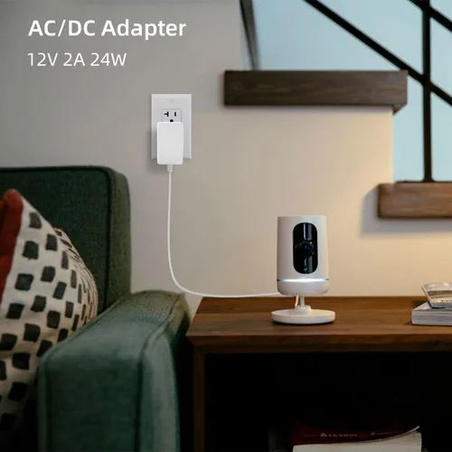 Vista 9 de Adaptador de fuente de alimentación de 12 V, 2 A, convertidor de 24 W CA/CC de 100 V-240 V a 12 voltios y extremos de cable desnudo + terminales
