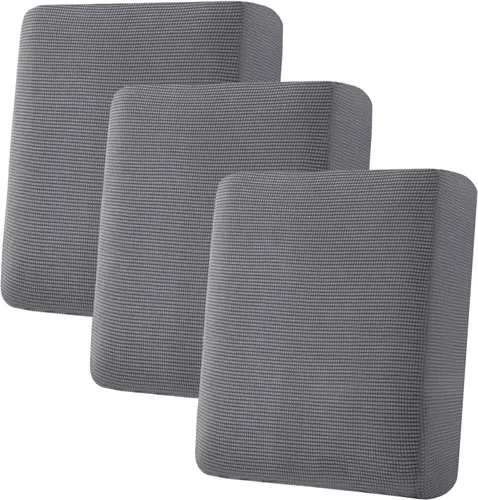 Vista 52 de ADPON Fundas de sofá modular, funda de cojín para sofá o sillón en forma de L, funda separada para sofá seccional izquierdo o derecho (1 diván, gris)