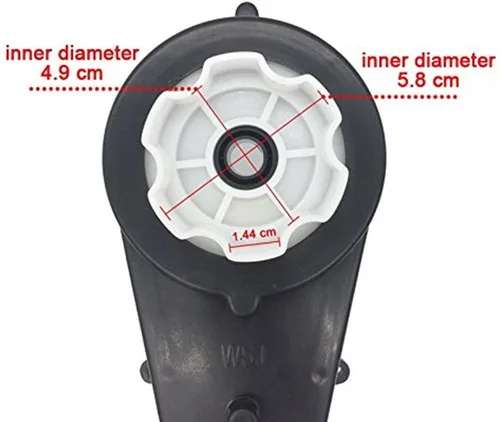 Vista 3 de Caja de cambios 550 15000RPM 12V Motor eléctrico Caja de engranajes para niños, motocicletas RS550 Drive Engine Match Juguetes para niños