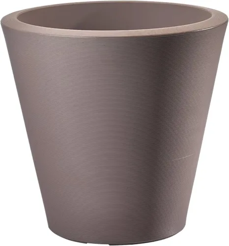 Vista 26 de Crescent Garden Madison Planter– Maceta resistente a la intemperie, doble pared para interiores y exteriores con orificio de drenaje, contenedor