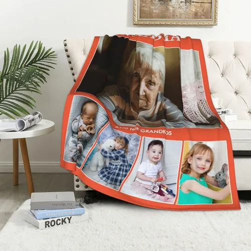 Vista 51 de JCETUNO Regalos personalizados de San Valentín para él y ella, mantas personalizadas con foto, mantas de fotos personalizadas, mantas de fotos