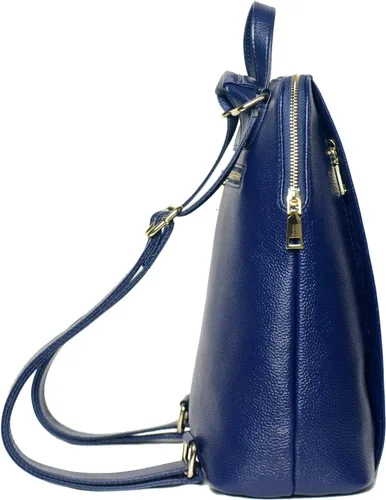 Vista 4 de COOLCY Mochila de cuero real para mujer