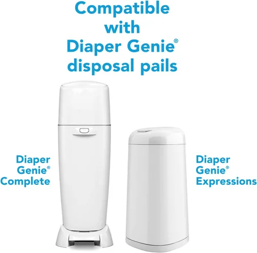 Vista 2 de Marca Amazon – Mama Bear – Recambios para cubos de pañales Genie, sin perfume, 270 unidades (paquete de 1)