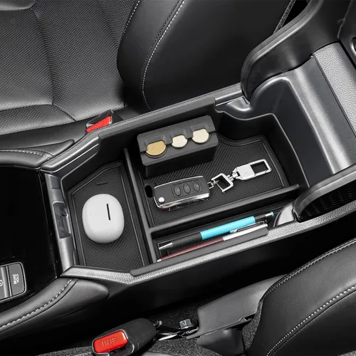 Vista 6 de 2023 2024 2025 Organizador de Consola Central para Honda Accord Hybrid (LX/EX/EX-L/Sport/Sport-L/Touring), Bandeja de Consola Duradera de Plástico