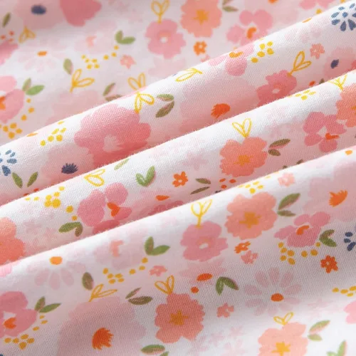 Vista 5 de Simplee kids Paquete de 2 mamelucos de manga corta para bebé niña A-Rosa