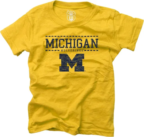 Vista 33 de Wes and Willy NCAA - Camiseta mezclada S/S para niñas