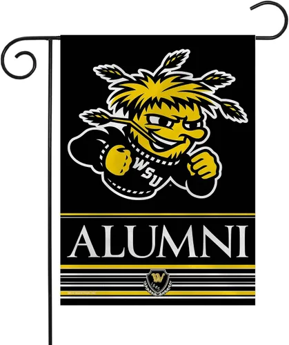 Vista 49 de Rico Industries NCAA Alumni - Bandera de jardín de doble cara de 13 x 18 pulgadas