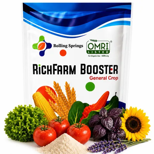 Vista 9 de RichFarm Booster, polvo orgánico para la condición del suelo, estimulador de raíces para plantas de interior, funciona con cualquier fertilizante