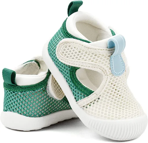 Vista 6 de Zapatos para bebé niño y niña, ligeros, transpirables, de malla, zapatos de agua para playa, antideslizantes, para primeros pasos, 6, 9, 12, 18, 24