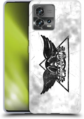 Vista 63 de Head Case Designs Officially Licensed Aerosmith 1987 Permanent Vacation Black and White Gel Case [Military Grade Protection] Compatible with Moto E7