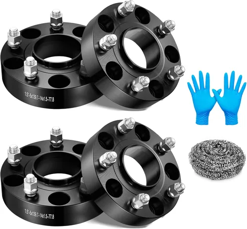 Vista 15 de BDFHYK 6x139.7mm Separadores de Rueda 1 Pulgada 6x5.5 Separador de Rueda Central Compatible con Ram 1500 2019-2024, Adaptadores de Rueda Forjados