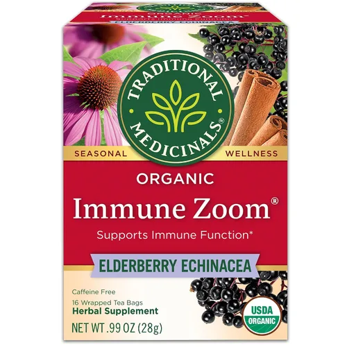 Vista 15 de Traditional Medicinals Té orgánico que respira fácilmente, promueve la salud respiratoria, 16 bolsas de té