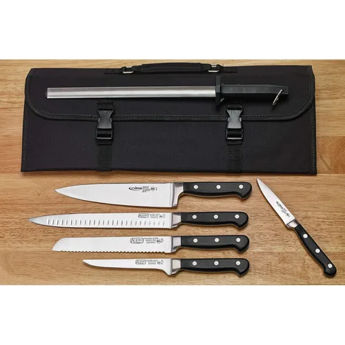 Vista 2 de Winco ACERO - Juego de cuchillos 21.658.004.19, negro/plateado