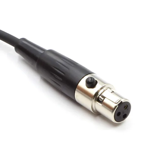 Vista 3 de Cable de micrófono de solapa XLR de 3 pines macho a 3 zócalos hembra Mini XLR Pro - Cable TA3-XLR