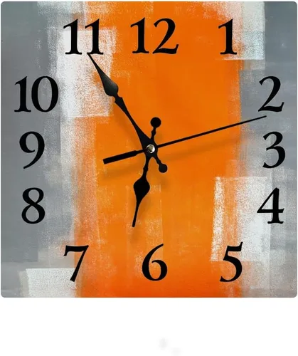 Vista 8 de LOKMU Reloj de pared silencioso sin tictac de 10 pulgadas, reloj redondo decorativo para sala de estar, cocina, hogar, baño, dormitorio, oficina