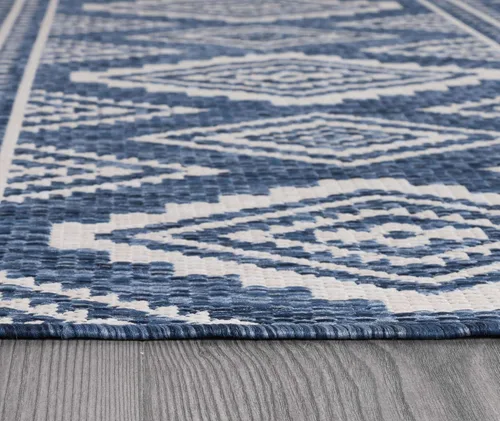 Vista 9 de Beverly Rug Waikiki Boho - Alfombra bohemia para interiores y exteriores, 5 x 7 pies, alfombra lavable para exteriores para patio, terraza, porche