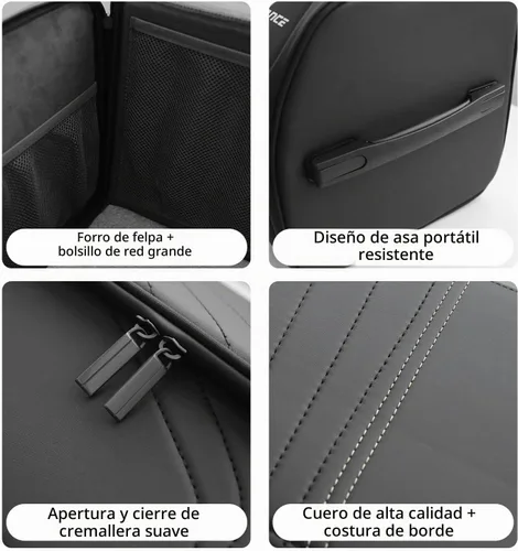 Vista 6 de TOPABYTE Organizador de maletero de coche con capacidad de tapa, bolsa