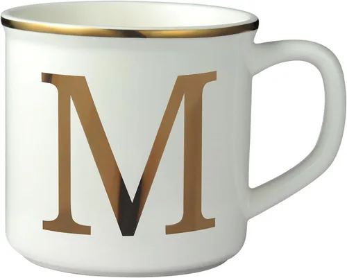 Vista 25 de Taza de Café de Cerámica Miicol 16 oz, Taza de Café Monograma, Taza de Té con Inicial Dorada, Taza de Té Personalizada, Regalo Único, Taza Grande