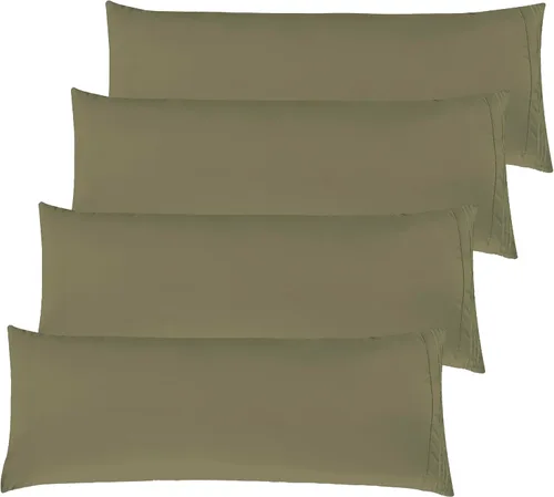 Vista 46 de Elegant Comfort Fundas de almohada sólidas de microfibra de alta calidad hotelera, tejido suave, resistente a las arrugas y a las manchas, fácil