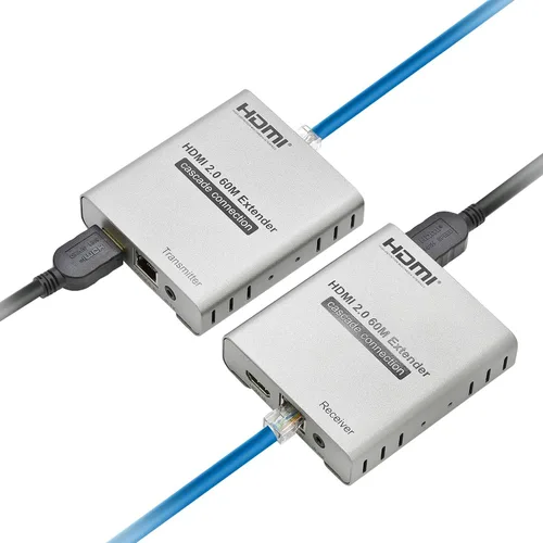 Vista 9 de ET4K100M 4K@30Hz HDMI 1.4 Extensor sobre Cat5e/Cat6/Cat7 - 330 pies (328.1 ft), HDCP 1.4, con bucle, paso IR y protección contra sobretensiones