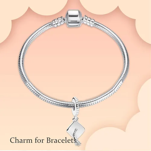 Vista 4 de NJXINJIABO Dijes familiares de plata de ley 925 para pulseras y collares Infitiny Family Love Colgantes colgantes de cuentas, abalorios, joyería