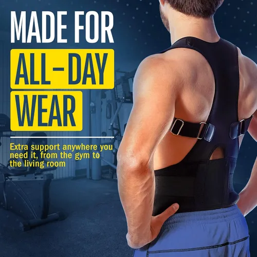 Vista 7 de Flexguard Soporte lumbar médico totalmente ajustable para corrección de postura y dolor de espalda., 1