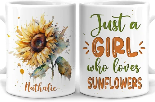 Vista 6 de Hyturtle Regalos Personalizados para Amantes de los Libros - Solo una Chica que Ama los Libros Taza de Café Personalizada de Cerámica 11oz - Regalos
