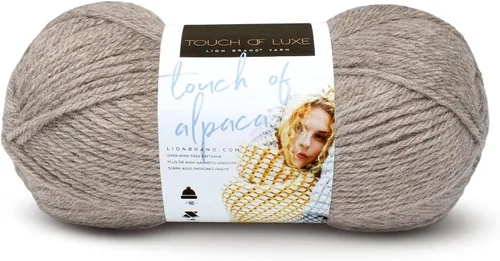 Vista 35 de Lion Brand Yarn Hilo Touch of Alpaca (1 madeja), color negro