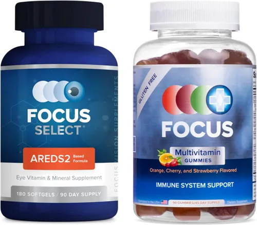 Vista 8 de Focus Select AREDS2 - Suplemento de vitaminas y minerales para ojos a base de AREDS2 - Suplemento a base de AREDS2 para ojos
