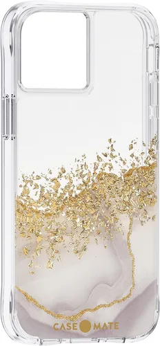Vista 2 de Case-Mate - Funda Karat Marble para iPhone 13 con diseño de mármol, protección contra caídas de 10 pies, 5.4 pulgadas