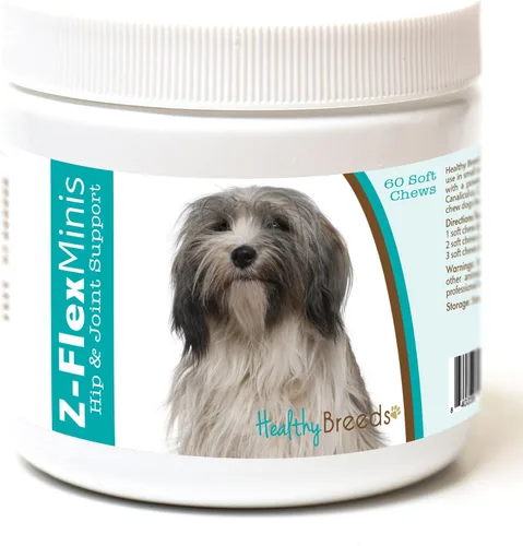 Vista 33 de Healthy Breeds Affenpinscher Z-Flex Minis - Masticables suaves para cadera y articulaciones, 60