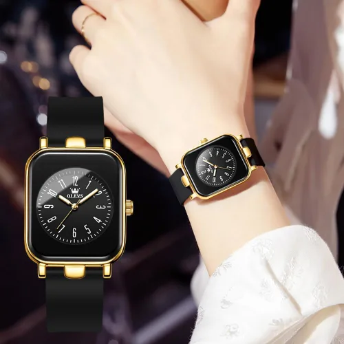 Vista 4 de OLEVS Reloj para mujer, relojes de moda casuales, delicados, elegantes y delicados