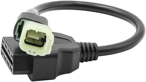 Vista 3 de YHNNH 4Pin To OBD2 Motorbike Diagnostic Scanner Adapter Compatible With Motorcycle ECU Systems