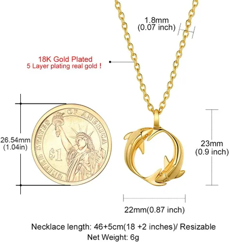 Vista 6 de GOLDCHIC JEWELRY Zodiac Constellation Charm Necklace for Women, Gold Horoscope Astrology Pendant Necklaces Birthday Gifts