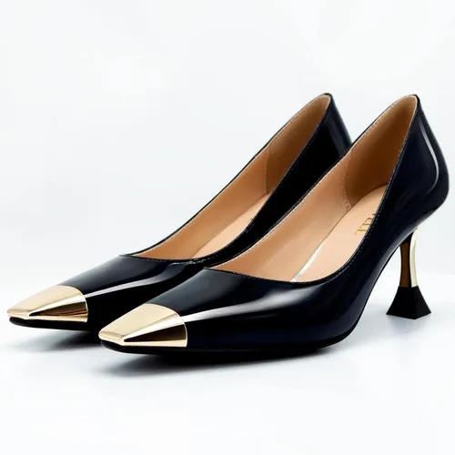 Vista 3 de Tacones altos rojos para mujer, puntera cuadrada cerrada, zapatos de tacón de aguja sexy, zapatos de vestir para boda, fiesta