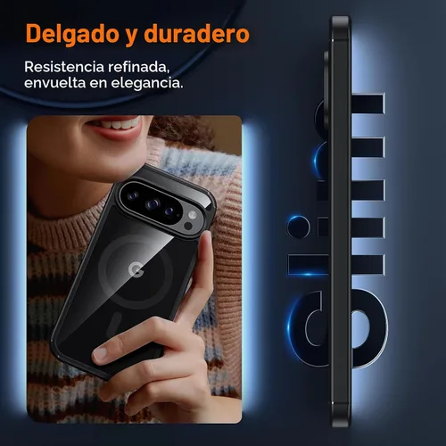 Vista 5 de TAURI Funda para Google Pixel 10 Pro XL, compatible con Magsafe, color Negro
