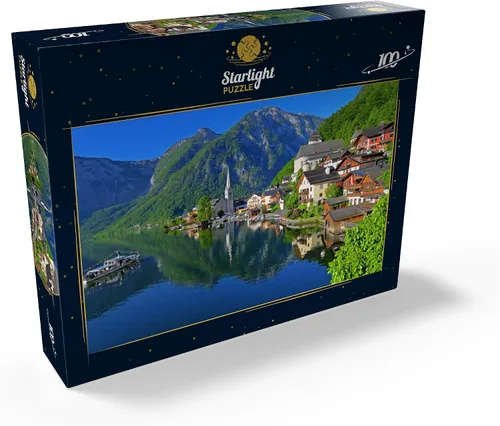 Vista 2 de Hallstatt Am Hallstättersee, Salzkammergut, Upper Austria - Rompecabezas prémium de 100 piezas para adultos