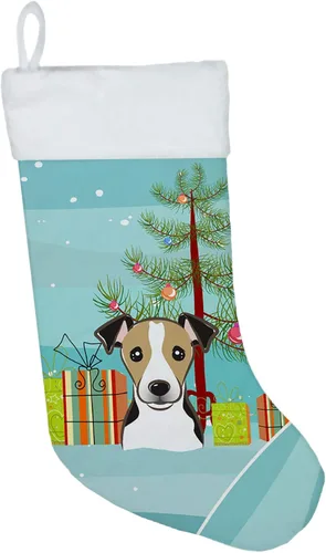 Vista 40 de Caroline's Treasures BB1590CS Árbol de Navidad y Alaskan Malamute Calcetines de Navidad para colgar en la chimenea, decoración de fiesta de Navidad
