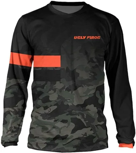 Vista 19 de UGLY FROG Powersports-Jerseys Camisa de descenso para hombre, ropa de verano, gran